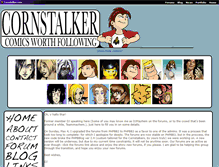 Tablet Screenshot of cornstalker.com